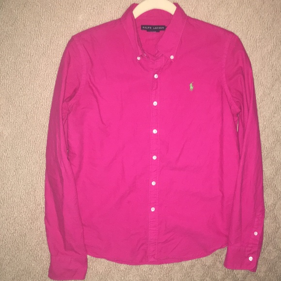 Pink Ralph Lauren Button Down