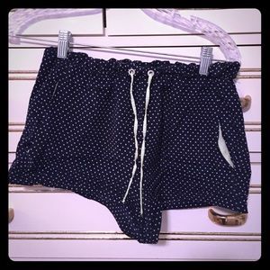 Silk Polka Dot Shorts