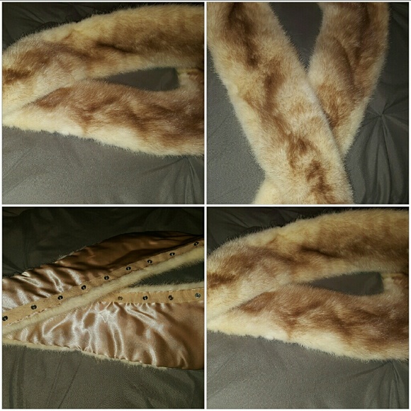 Accessories - Aurhentic mink collar.