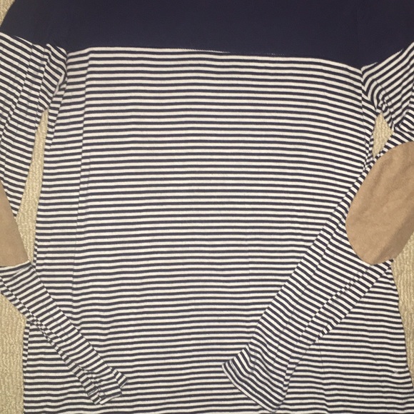 Navy and White Shirt