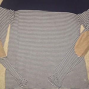 Navy and White Shirt