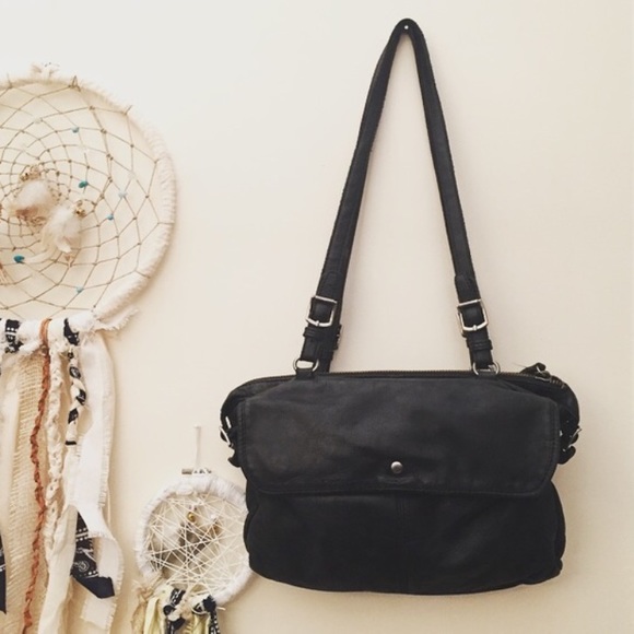 J.CREW 100% Leather Medium Satchel with Dust Bag