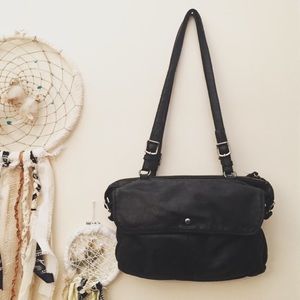 J.CREW 100% Leather Medium Satchel with Dust Bag