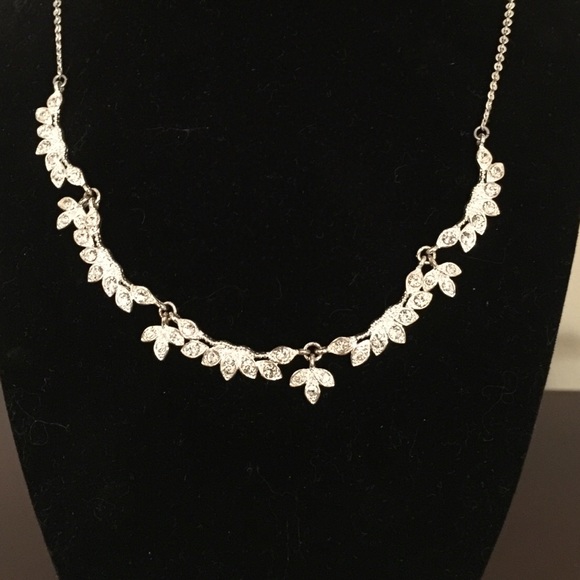Silver & Rhinestone Necklace - Picture 2 of 2