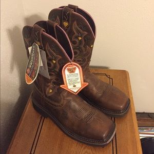 Justin Steel Toe Boots