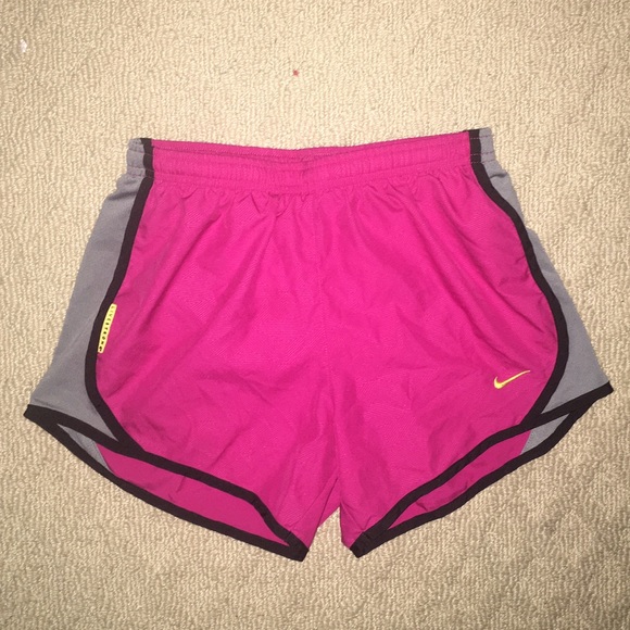 Pink, Gray and Black patterned Nike Shorts