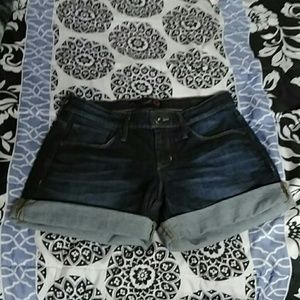 Denim shorts