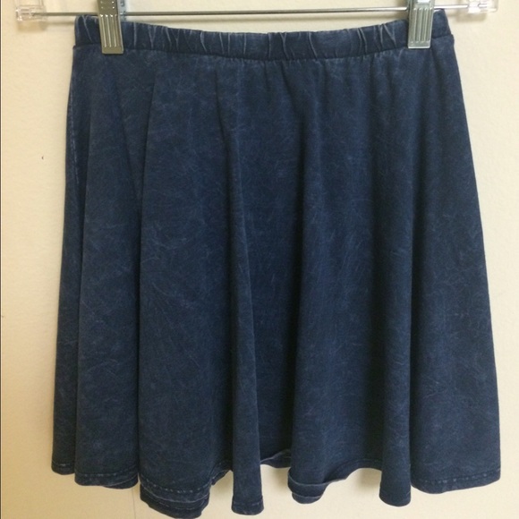 Small Blue/ Faded Acid Wash Circle Skirt - Picture 1 of 1