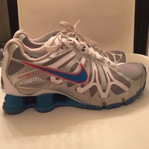 New Shox Turbo 13 White, Royal Blue and Orange.