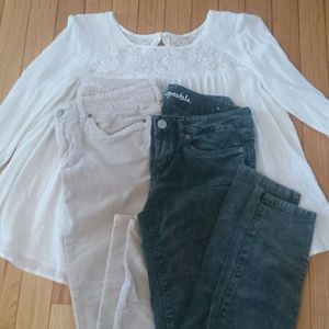 Bundle Aeropostale corduroy pants
