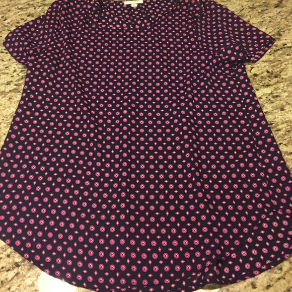 Pleione print blouse