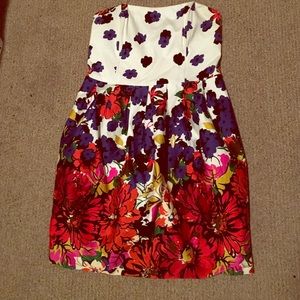 Strapless spring/ summer dress