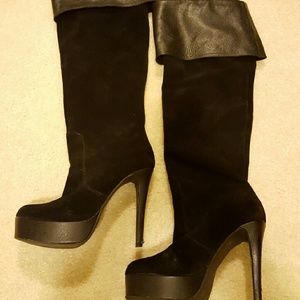 Leather/suede  boots