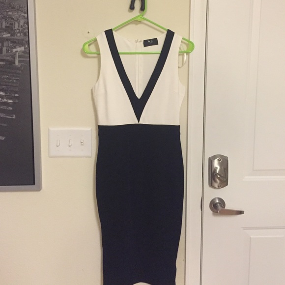 Black and white dress