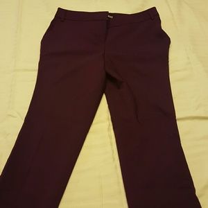 Express purple cropped pants