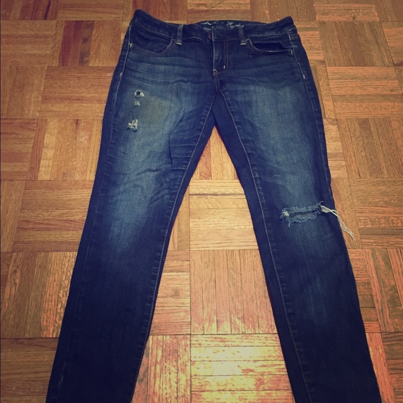AMERICAN EAGLE stretch skinny jegging jeans