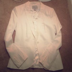 White blazer