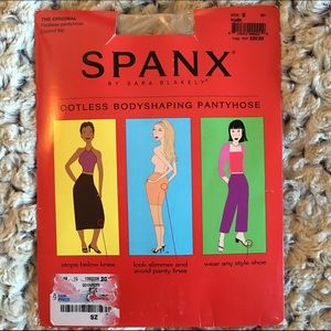 SPANX footless body shaping pantyhose - size B
