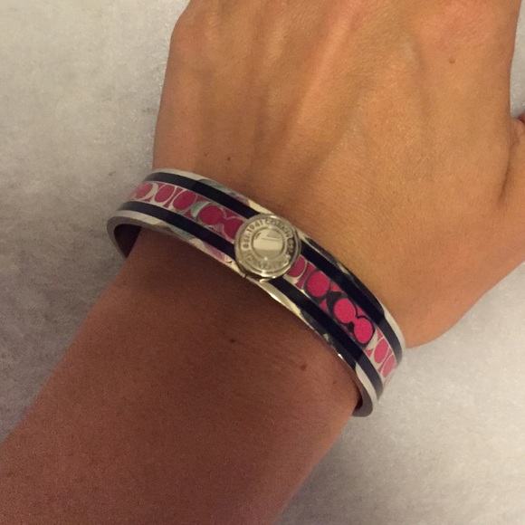Coach Jewelry - Authentic coach hinged bangle