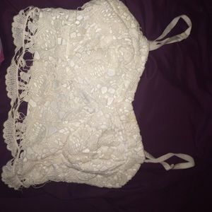 White crop top