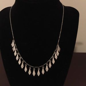 Napier Silver & Rhinestone Necklace