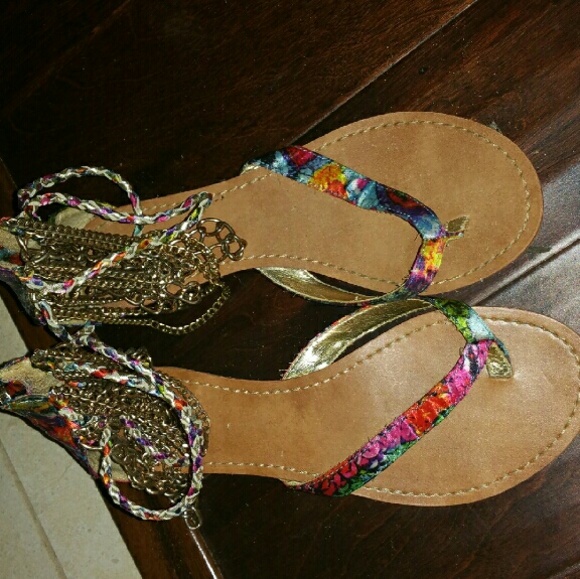 Colorful sandals