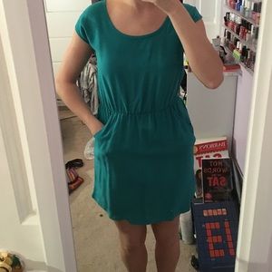 Teal dress with pockets!