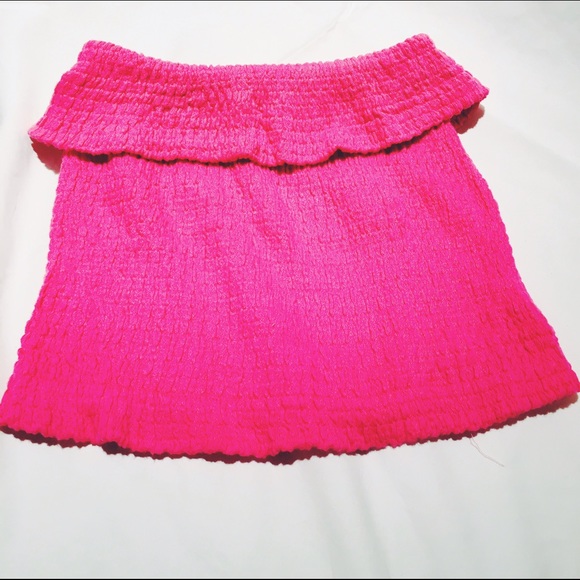 Vintage pink tube top