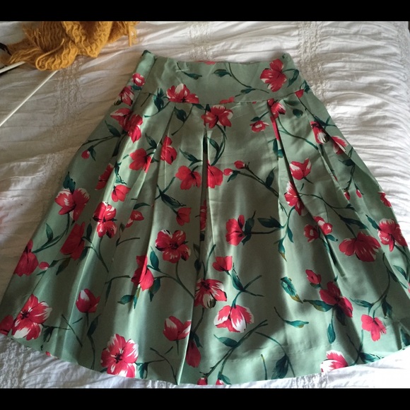 Express Pleated Spring Skirt