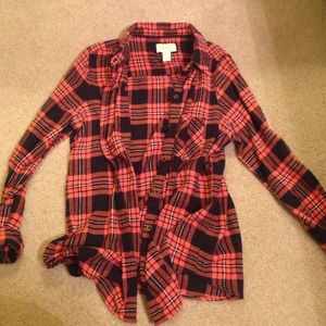 Small plaid flannel from Forever 21.