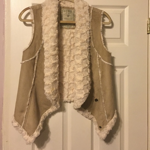 Guess faux fur vest