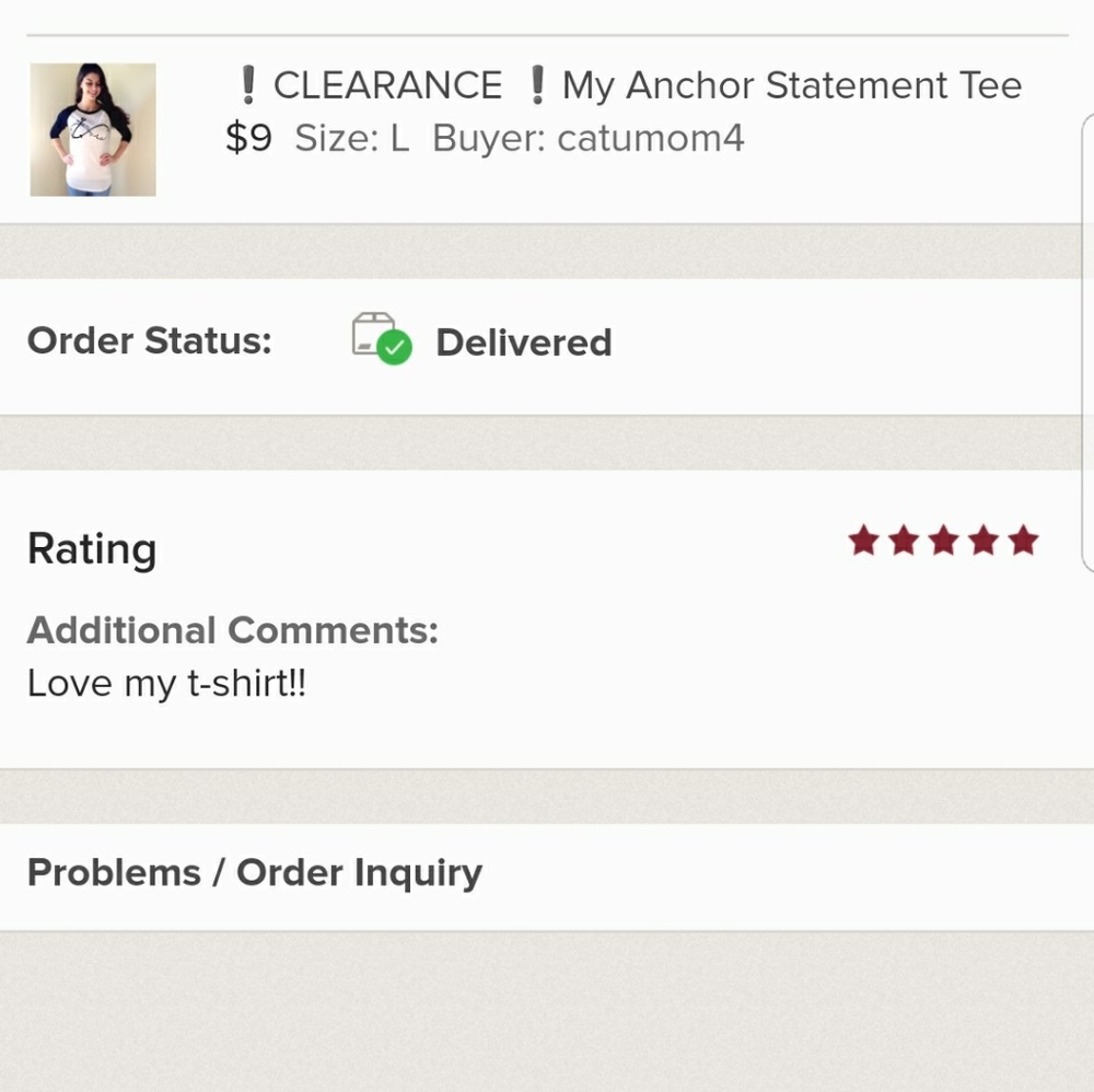 ❗CLEARANCE ❗LAST 1❗Anchor Statement Tee - Picture 5 of 5