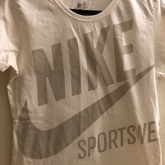 White Nike Tee