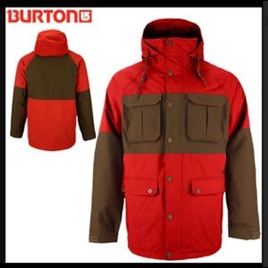NWT. BURTON Frontier Snowboard Jacket; Men's L