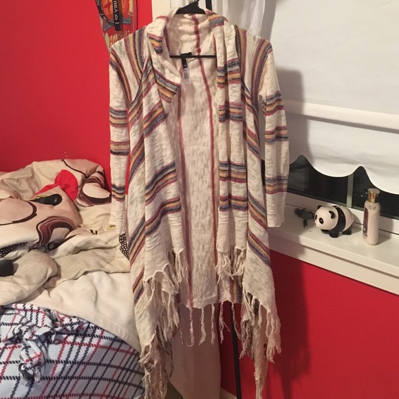 Long coverup sweater