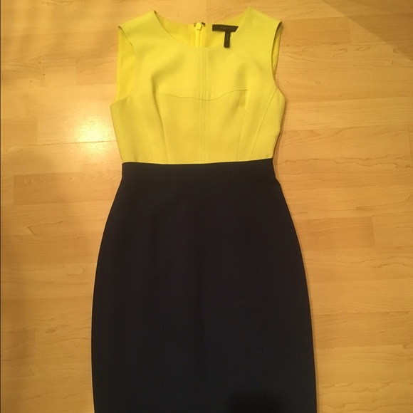 Beautiful blue and green BCBG dress