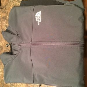 Charcoal grey north face