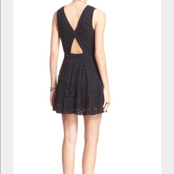 Free People black lace dress - Picture 2 of 5