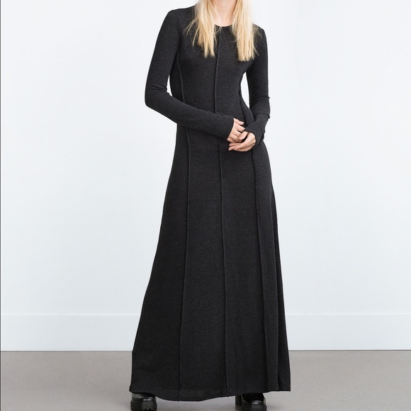 ZARA Long Knit Dress