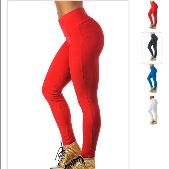 BrazilianButt Push-Up Pants Fitness - Red