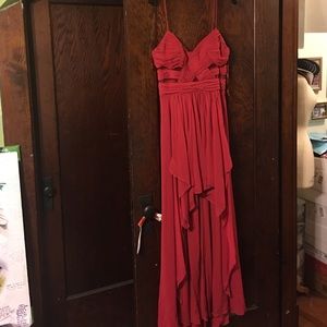 Beautiful red prom dress