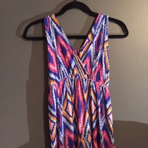 Gorgeous Francesca's Ikat Maxi Dress