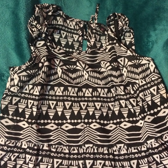 Black and white dress