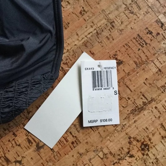 French Connection Gray One-Piece Swimsuit Siz XS 0 - Picture 3 of 3