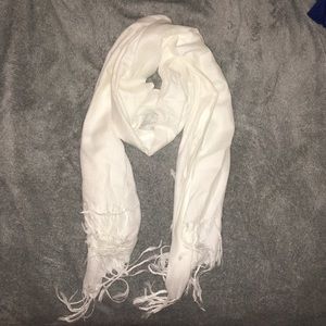 Simple white scarf