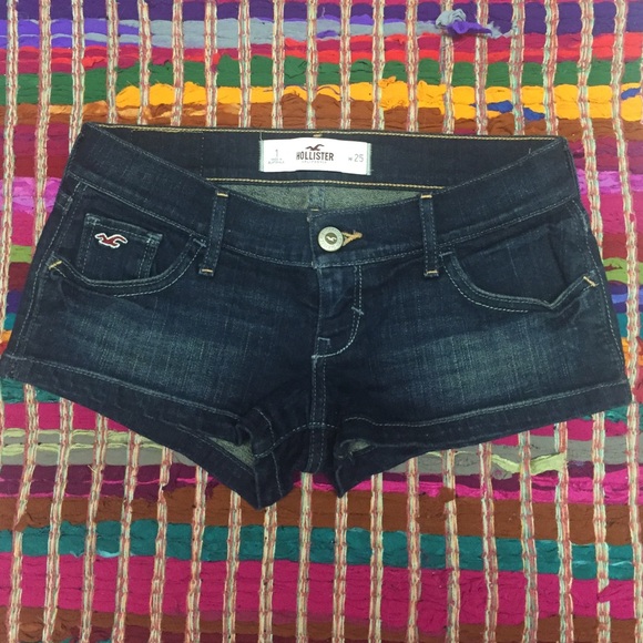 Dark jean shorts