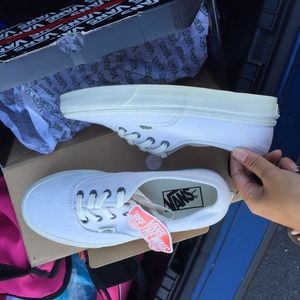 NWT white Vans