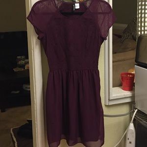 Rich wine color dress