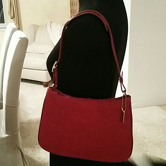 🙌 🙌 🙌FLASH SALE COACH red tweed & never used