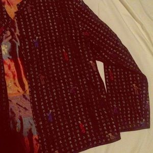 Japanese black jacket